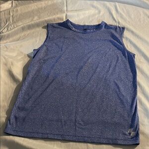 Place Sport Blue Sleeveless Athletic Tank